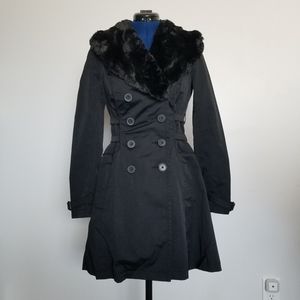 Winter coat with faux fur